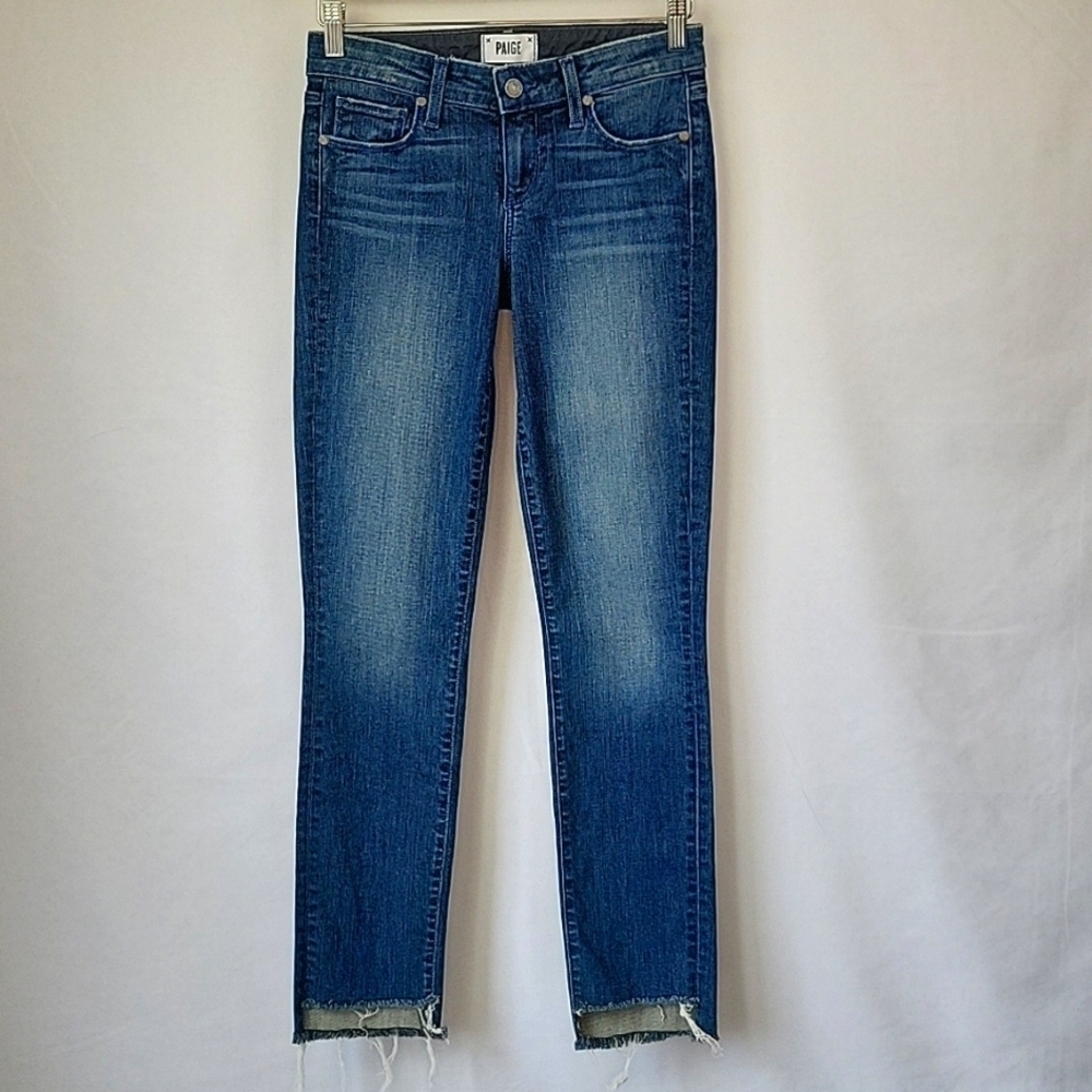 Paige Skyline Ankle Peg Jeans Ryder Wash Size 26